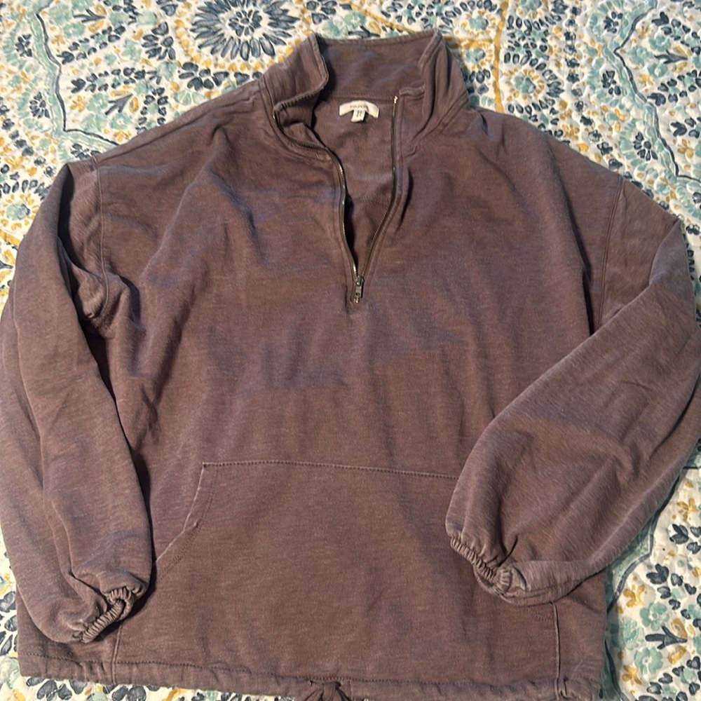 Maurice’s M lightweight cinched quarter zip